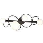 Olympus Bathroom Vanity Light - Oil Rubbed Bronze / Opal