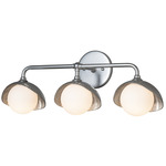 Brooklyn Single Shade Bathroom Vanity Light - Sterling / Sterling