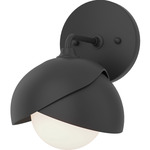 Brooklyn Double Shade Wall Sconce - Black / Black