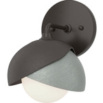 Brooklyn Double Shade Wall Sconce - Oil Rubbed Bronze / Vintage Platinum