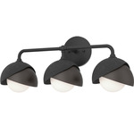 Brooklyn Double Shade Bathroom Vanity Light - Black / Oil Rubbed Bronze