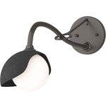 Brooklyn Long Arm Single Shade Wall Sconce - Oil Rubbed Bronze / Black