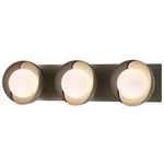 Brooklyn Double Shade Straight Bathroom Vanity Light - Soft Gold / Oil Rubbed Bronze