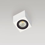 Box 2C 1 Light Ceiling Mount - Matte White