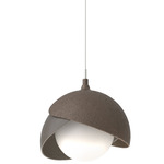 Brooklyn Double Shade Pendant - Bronze / Dark Smoke