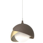 Brooklyn Double Shade Pendant - Bronze / Modern Brass