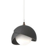 Brooklyn Double Shade Pendant - Black / Black