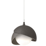 Brooklyn Double Shade Pendant - Oil Rubbed Bronze / Dark Smoke