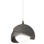 Brooklyn Double Shade Pendant - Natural Iron / Oil Rubbed Bronze
