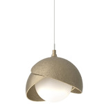 Brooklyn Double Shade Pendant - Soft Gold / Soft Gold