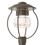 Mason Outdoor Post Light - Coastal Dark Smoke / Clear