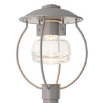 Mason Outdoor Post Light - Coastal Burnished Steel / Clear