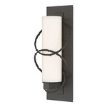 Olympus Outdoor Wall Sconce - Coastal Natural Iron / Opal