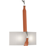 Saratoga Wall Sconce - Polished Nickel / Flax