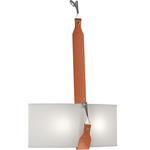 Saratoga Wall Sconce - Polished Nickel / Natural Anna