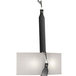 Saratoga Wall Sconce - Polished Nickel / Flax