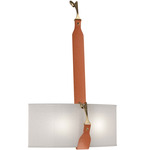 Saratoga Wall Sconce - Antique Brass / Flax