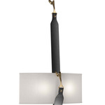 Saratoga Wall Sconce - Antique Brass / Flax