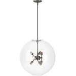 Sfera Pendant - Dark Smoke / Clear