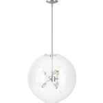 Sfera Pendant - Vintage Platinum / Clear
