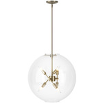 Sfera Pendant - Soft Gold / Clear