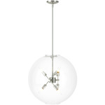 Sfera Pendant - Sterling / Clear