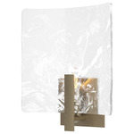 Arc Wall Sconce - Soft Gold / White Swirl