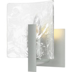 Arc Wall Sconce - Vintage Platinum / White Swirl