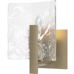 Arc Wall Sconce - Soft Gold / White Swirl