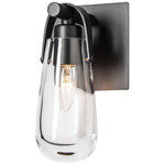 Eos Wall Sconce - Black / Clear