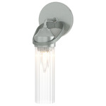 Bow Wall Sconce - Vintage Platinum / Clear