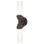 Bow Bathroom Vanity Light - Oil Rubbed Bronze / Clear