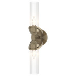 Bow Bathroom Vanity Light - Soft Gold / Clear