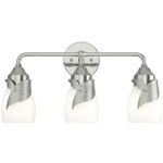 Lapas Bathroom Vanity Light - Sterling / Opal