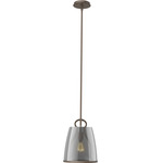 Caliper Pendant - Bronze / Smoke