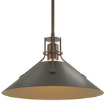 Henry Steel Pendant - Bronze / Black