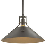 Henry Steel Pendant - Dark Smoke / Oil Rubbed Bronze