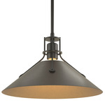 Henry Steel Pendant - Black / Oil Rubbed Bronze