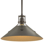 Henry Steel Pendant - Oil Rubbed Bronze / Natural Iron
