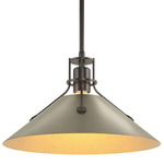 Henry Steel Pendant - Oil Rubbed Bronze / Soft Gold