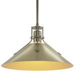 Henry Steel Pendant - Soft Gold / Modern Brass