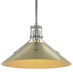 Henry Steel Pendant - Sterling / Modern Brass