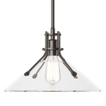 Henry Glass Pendant - Oil Rubbed Bronze / Clear