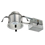 IC1RLEDG4 4 In 600 Lumen IC Remodel Housing 120V - Aluminum