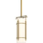 Paralline Mini Pendant - Modern Brass / Opal