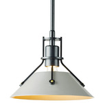 Henry Mini Pendant - Black / Vintage Platinum