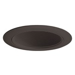 14 Series 4 Inch Baffle Downlight Trim - Black/ Black Baffle