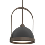 Atlas Pendant - Bronze / Black