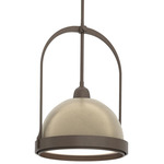 Atlas Pendant - Bronze / Soft Gold