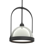 Atlas Pendant - Black / Sterling